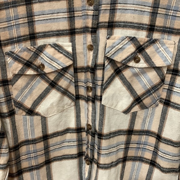 RSQ Plaid button down top - Picture 4 of 5